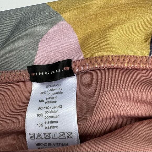 Zingara Sirocco size 12 multicolored bikini bottoms fold over style - Picture 4 of 8